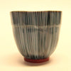 Arita porcelain teacup - blue stripe