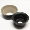 Strainer - Zen black pottery