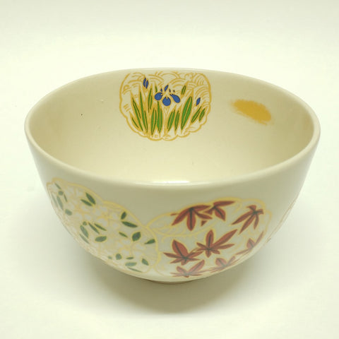 Matcha bowl - Season's flowers