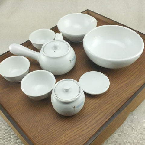 Korean tea set - Bamboo Leaf complete
