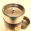 Hand-painted Japanese tea tin