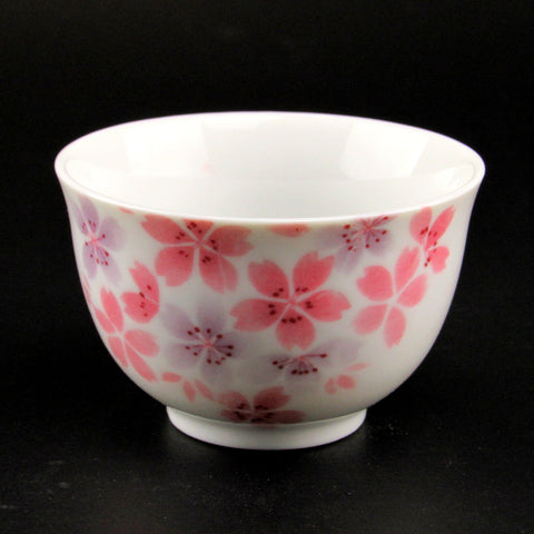 Minoyaki teacup - small flower