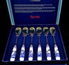 Spode Blue Italian Teaspoon Set of 6