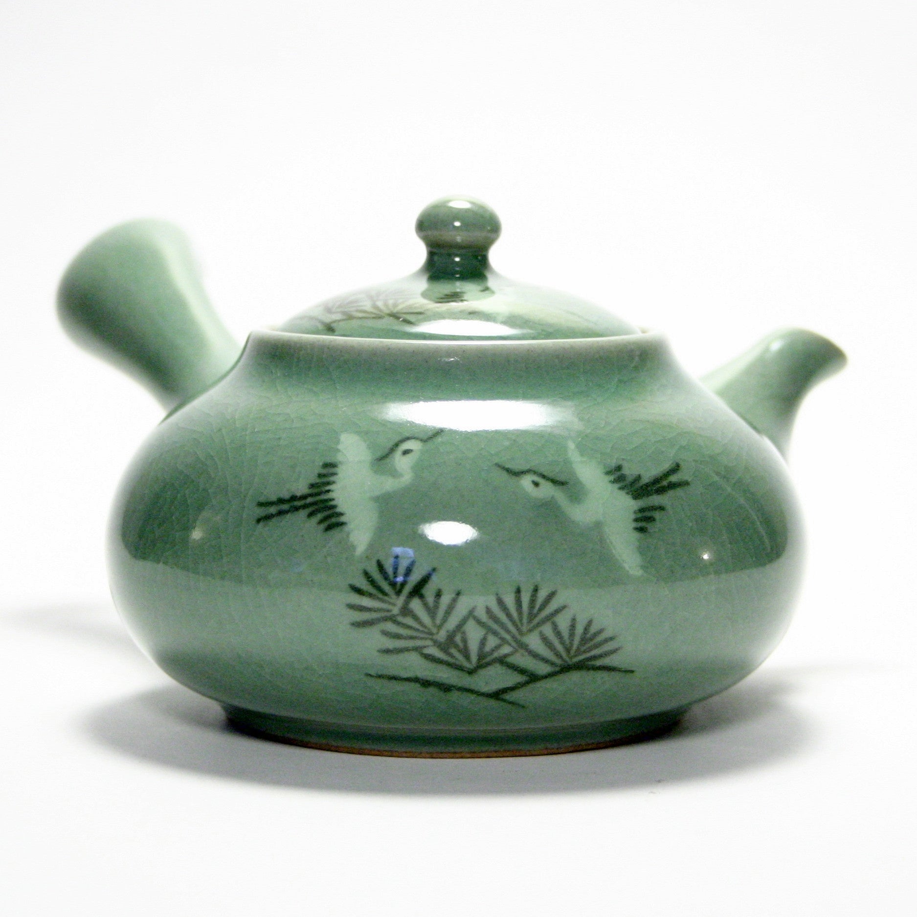 Korean celadon teapot - Pinetree