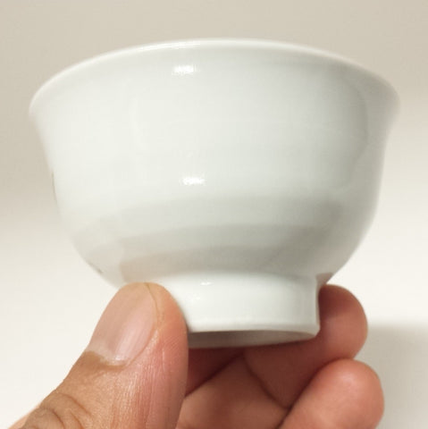 Korean porcelain teacup bamboo