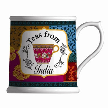 Royal Worcester Bone China Mug - Teas From India