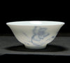 teacup white blue porcelain
