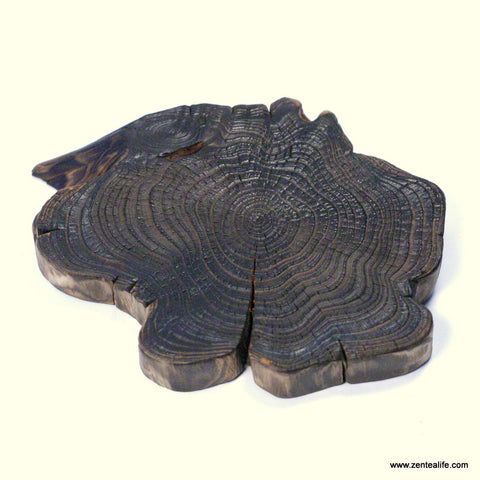 Korean Cedar wood saucer