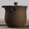 Convenient natural clay teapot