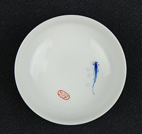 Jingdezhen porcelain teacup - fish
